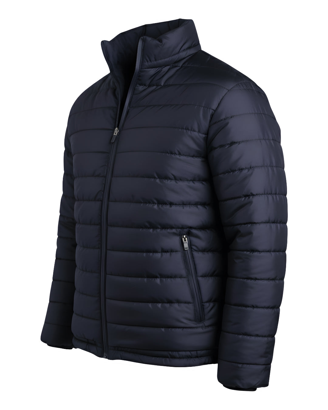 Breeze Block | Navy Puffer Jacket