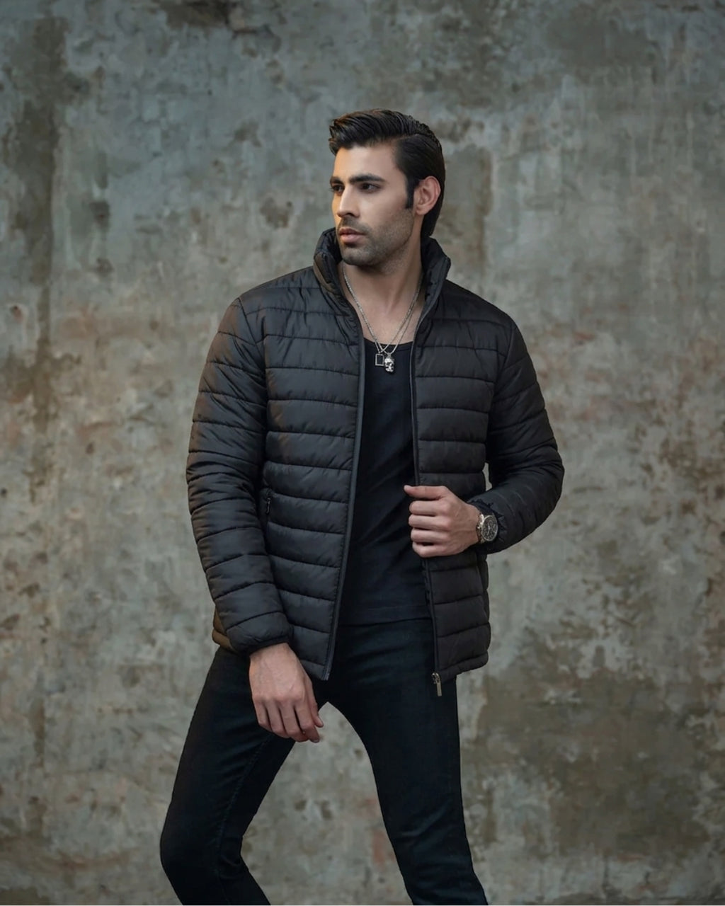 Breeze Block | Black Puffer Jacket