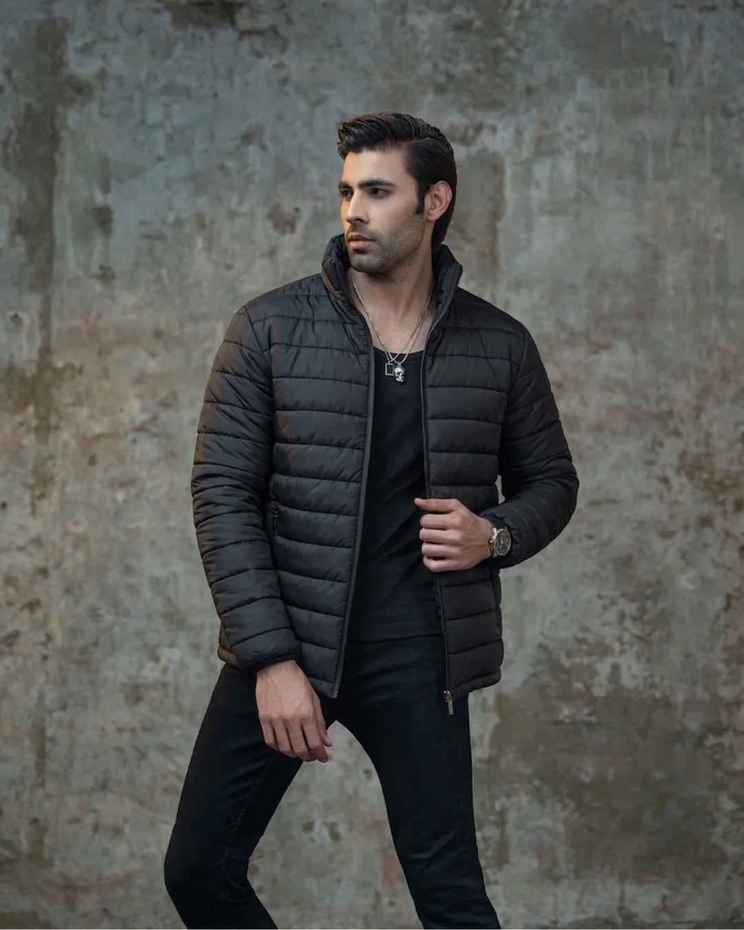 Breeze Block | Black Puffer Jacket