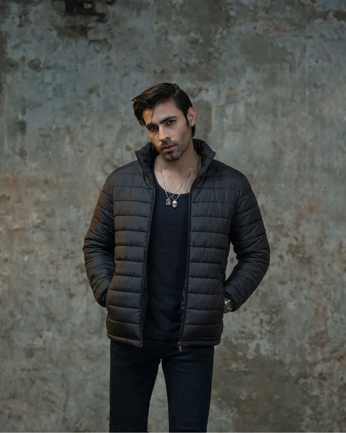 Breeze Block | Black Puffer Jacket
