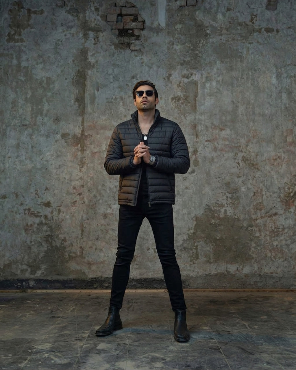 Breeze Block | Black Puffer Jacket