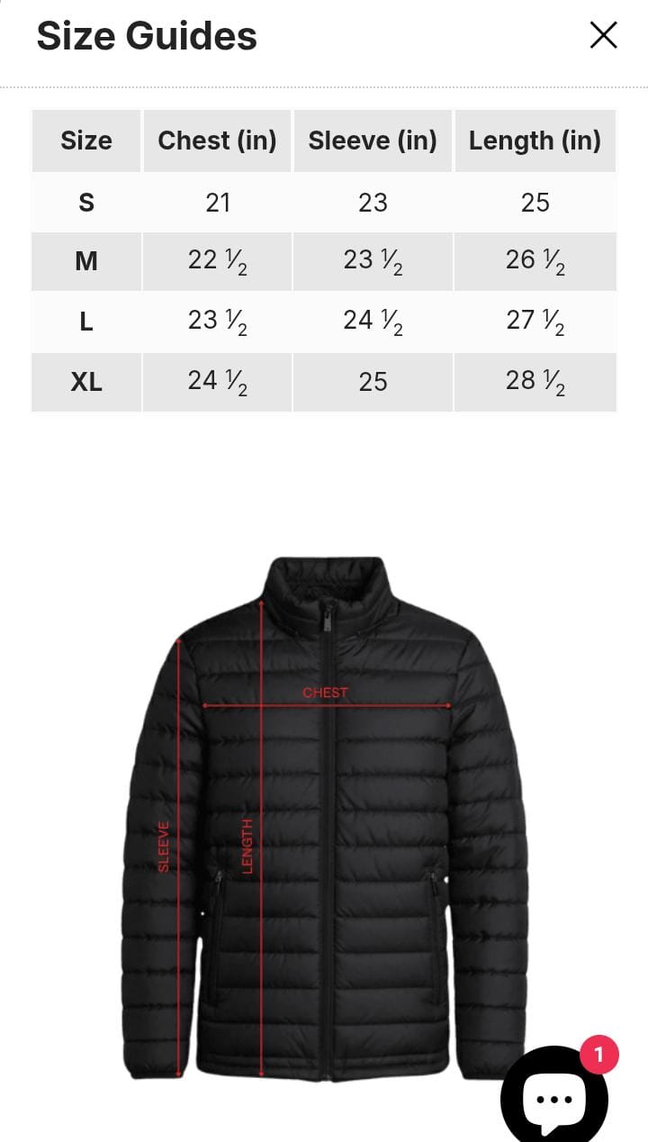 Breeze Block | Black Puffer Jacket