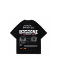 Porche GT3 Oversized Tee | Black
