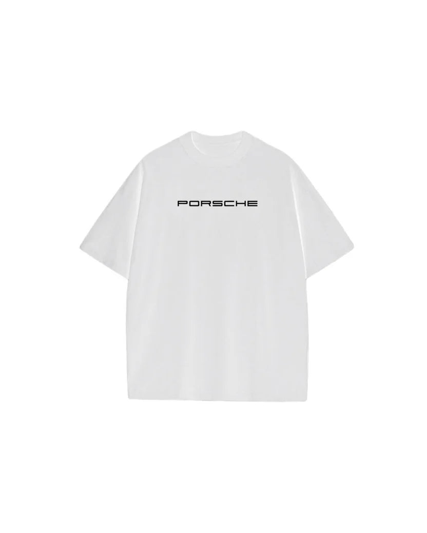 Porche GT3 Oversized Tee | White